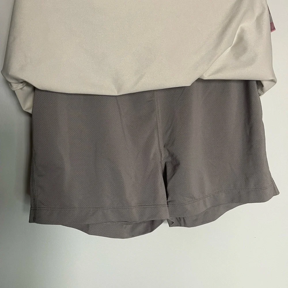 Nike Pink & Gray stretch knit golf skirt skort size large